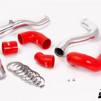 SAAB 9-3 2.8T V6 06-11 Pressure pipes with Red hoses