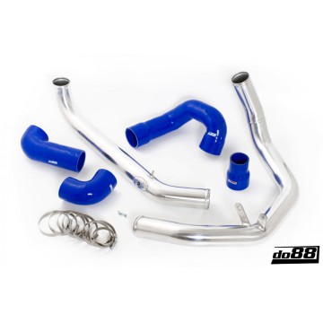 SAAB 9-3 2.0T 2003- do88 IC Pressure pipes with Blue hoses