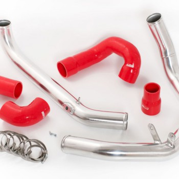 SAAB 9-3 2.0T 2003- do88 IC Pressure pipes with Red hoses