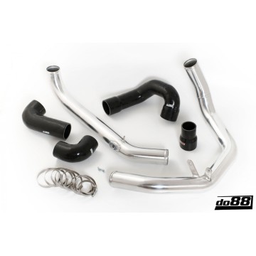 SAAB 9-3 2.0T 2003- do88 IC Pressure pipes with Black hoses
