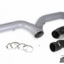 Porsche 997.1 Turbo Y-Pipe, Silver for OEM IC