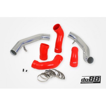 Volvo S60 V60 XC60 V70 XC70 S80 3.0L T6 Pressure pipes with Red hoses