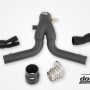 Porsche 911 Turbo (991.1) 2013-15 Y-Pipe, Black for OEM IC