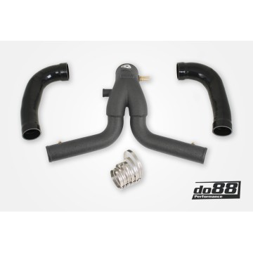 Porsche 911 Turbo (991.2) 2015- Y-Pipe, Black for do88 IC