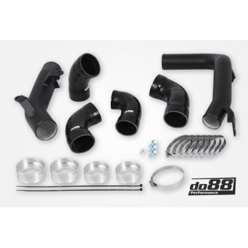 Volvo S60 V60 XC60 V90 S90 XC90 SPA Pressure pipes, Diesel, OEM IC, Black hoses