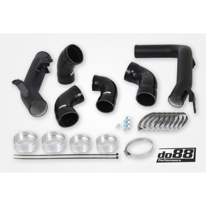 Volvo S60 V60 XC60 V90 S90 XC90 SPA Pressure pipes, Diesel, OEM IC, Black hoses