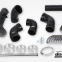 Volvo S60 V60 XC60 V90 S90 XC90 SPA Pressure pipes, Diesel, OEM IC, Black hoses