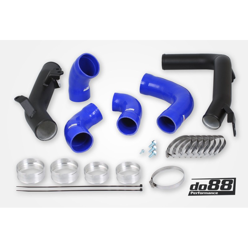 Volvo S60 V60 XC60 V90 S90 XC90 SPA Pressure pipes, Petrol, OEM IC, Blue hoses