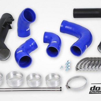 Volvo S60 V60 XC60 V90 S90 XC90 SPA Pressure pipes, T8 Petrol, OEM IC, Blue hoses