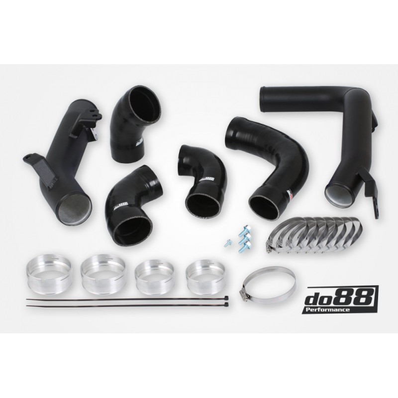 Volvo S60 V60 XC60 V90 S90 XC90 SPA Pressure pipes, T8 Petrol, OEM IC, Black hoses