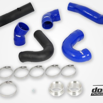 SAAB 9-5 2.8t V6 2010-2011 Pressure pipes with Blue hoses