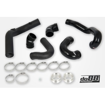SAAB 9-5 2.8t V6 2010-2011 Pressure pipes with Black hoses