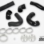 SAAB 9-5 2.8t V6 2010-2011 Pressure pipes with Black hoses