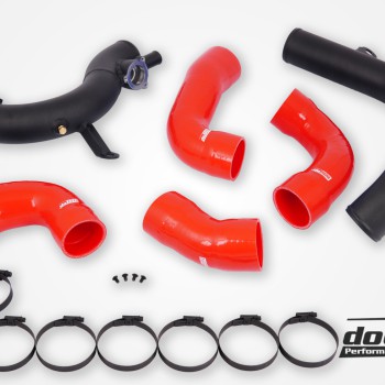VAG 2.0 TSI EA888 Gen4 (300hp+) OEM IC Pressure pipes, Red hoses