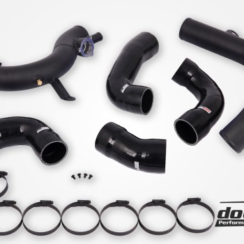 VAG 2.0 TSI EA888 Gen4 (300hp+) OEM IC Pressure pipes, Black hoses