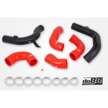 AUDI SEAT SKODA VW 1.8 / 2.0 TSI (MQB) OEM IC Pressure pipes, Red hoses