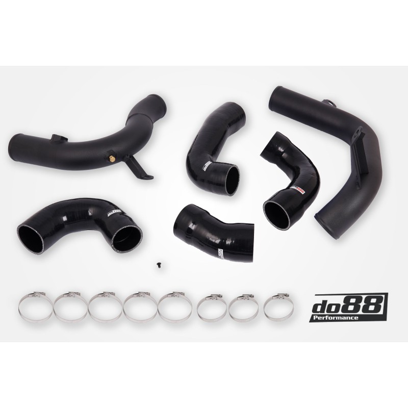 AUDI SEAT SKODA VW 1.8 / 2.0 TSI (MQB) OEM IC Pressure pipes, Black hoses