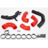 VAG 2.0 TSI EA888 Gen4 (300hp+) do88 IC Pressure pipes, Red hoses