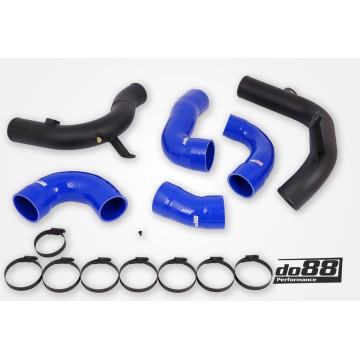 VAG 2.0 TSI EA888 Gen4 (245hp) do88 IC Pressure pipes, Blue hoses