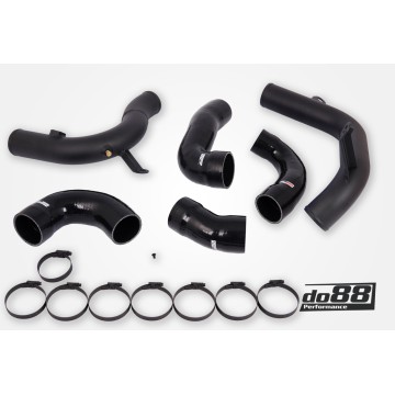 VAG 2.0 TSI EA888 Gen4 (245hp) do88 IC Pressure pipes, Black hoses