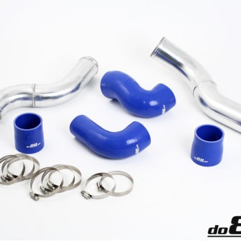 Volvo 7/940 Turbo Top Connection pipe kit ,blue hoses ,3'' throttle body