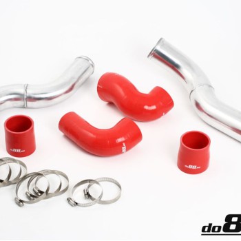 Volvo 7/940 Turbo Top Connection pipe kit ,red hoses ,standard throttle body