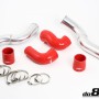 Volvo 7/940 Turbo Top Connection pipe kit ,red hoses ,standard throttle body