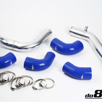 Volvo 7/940 Turbo Center Connection pipe kit ,blue hoses ,3'' throttle body