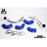 Volvo 7/940 Turbo Center Connection pipe kit ,blue hoses ,3'' throttle body