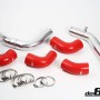 Volvo 7/940 Turbo Center Connection pipe kit ,red hoses ,standard throttle body
