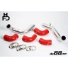 Volvo 7/940 Turbo Center Connection pipe kit ,red hoses ,standard throttle body