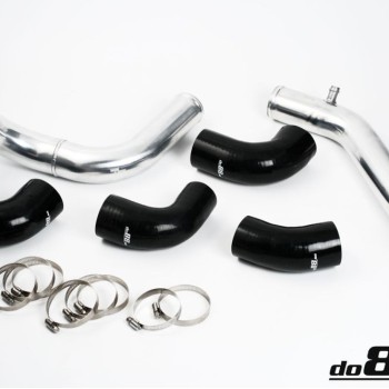 Volvo 7/940 Turbo Center Connection pipe kit, black hoses, standard TB