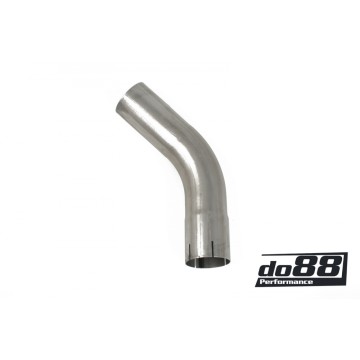 Exhaust pipe steel 45 degree 3'' (76mm)