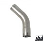 Exhaust pipe steel 45 degree 3,5'' (89mm)