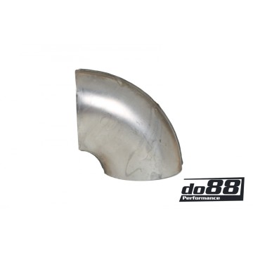 Exhaust pipe steel short elbow 90 degree 3,5'' (89mm)