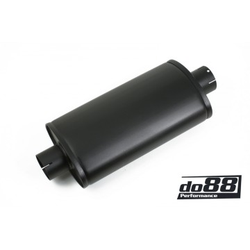 Muffler steel Turbolight 3'' (76mm)