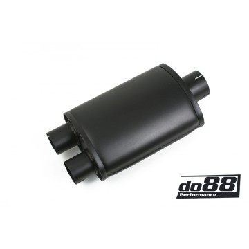 Muffler steel Split 2,5 / 3'' (63/76mm)