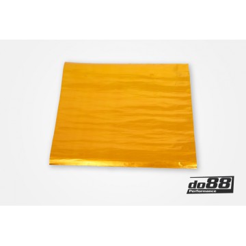 Heat insulating mat adhesive gold 50x50cm