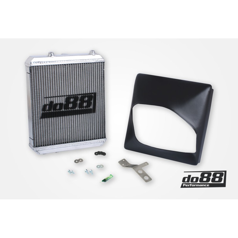 BMW M2 Remote Radiator Aluminum