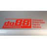 do88 red sticker 300x75mm