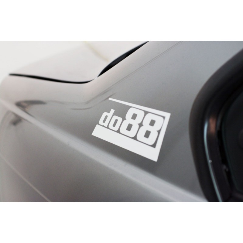 do88 silver sticker 180x67mm (2 pcs)