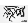 SAAB 9-3 Turbo T7 99-03 Coolant hoses Black