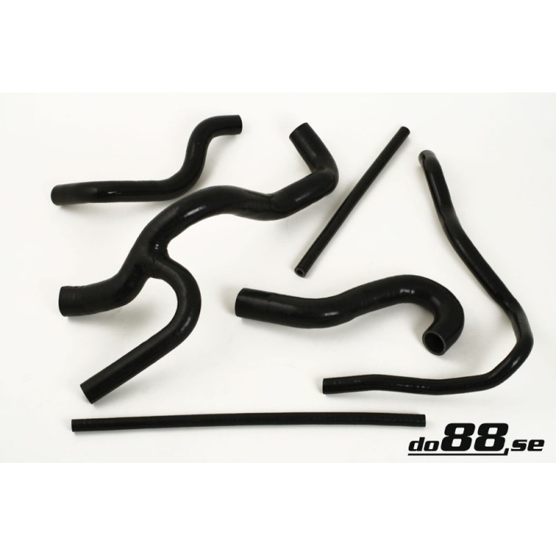 Audi Quattro 10v Radiator hoses Black