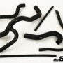 Audi Quattro 10v Radiator hoses Black
