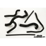 Audi Quattro 10v Radiator hoses Black