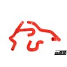 SAAB 9-5 98-10 Heater hoses for cars with water valve Red