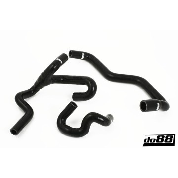 SAAB 9-5 98-10 Heater hoses for cars with water valve Black