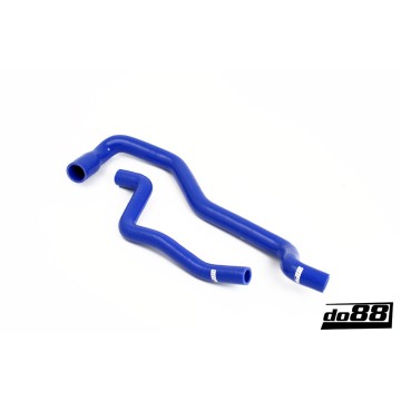 SAAB 9-5 98-10 Heater hoses for cars without water valve Blue