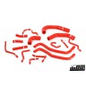 Suzuki Swift Sport 1.6 05-10 Coolant hoses Red