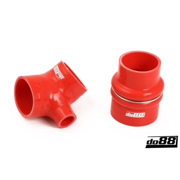 SAAB 900 Turbo 84-89 Inlet hose Red